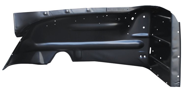0846-366R Inner Fender Section, 47-'55, Passenger's Side