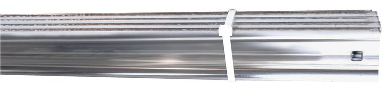 0848-664 Bed Strip Set, 60-'66 Short Fleet Polished Stainless Steel