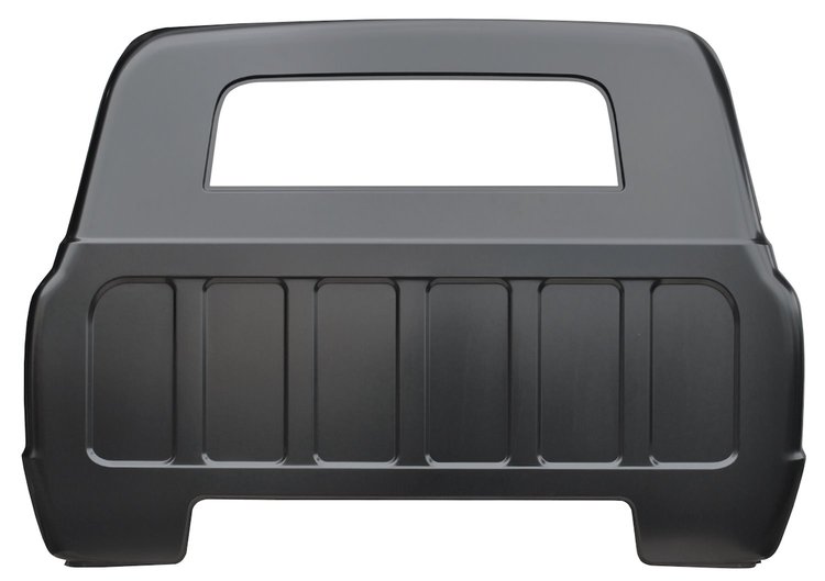 0849-117 Cab Back Panel With Small Back Glass Opening, 67