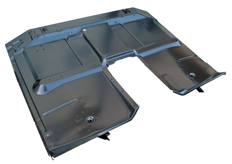 0849-243 Full Cab Floor Assembly For 4WD, Or "High Hump", 67-'72, Floor