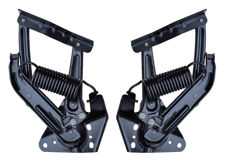 0849-545 Hood Hinge Kit, 67-'72, 4-Piece