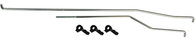 Door Lock and Relay Rod Set 1967-1972 Chevy/GMC Pickup Truck Left/Driver-Side