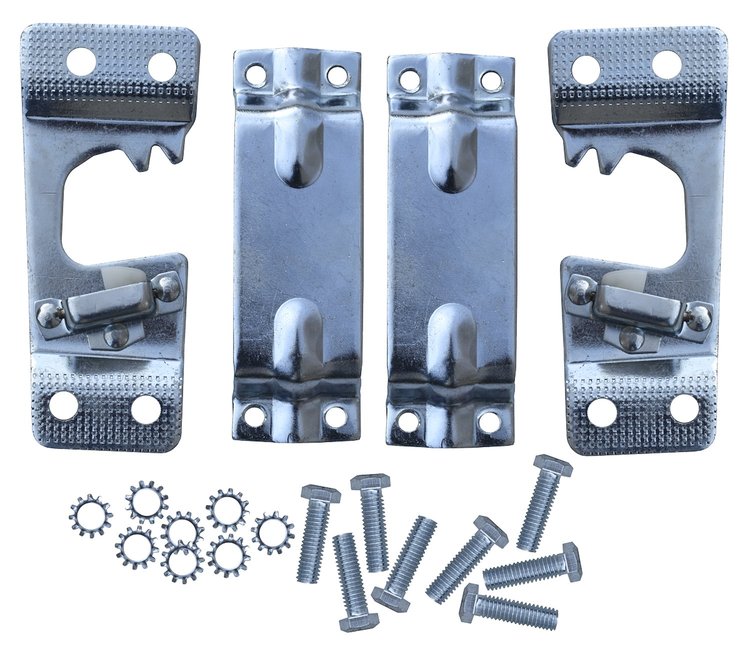 Door Striker Plate Kit for Select 1967-1972 GM C/K, Blazer, Jimmy, Suburban Trucks