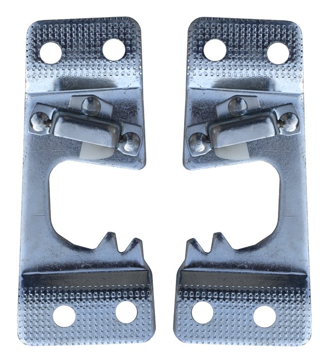 0849-827 Door Striker Plate Set for 1967-1972 Chevy/GMC Trucks, Blazer, Jimmy, Suburban
