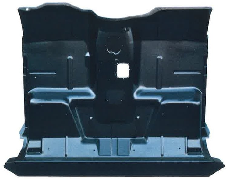 0850-243 Complete Cab Floor Pan Assembly for 1973-1987 GM Pickup Trucks 4WD w/o Removable Trans. Cover [High Hump]