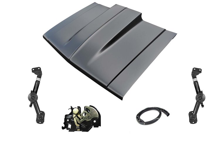 4 in. Cowl Induction Hood Kit for 1981-1987 GM Trucks