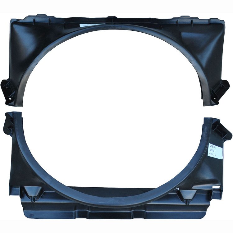0851-256 Fan Shroud Set for 1981-1987 GM Trucks, 1981-1991 GM Blazer, Jimmy, Suburban SUVs 305, 350 ci. Engines [w/o AC]