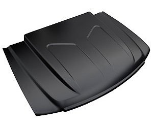 0865-046 Cowl Induction Hood for 2007-2013 GMC Sierra 1500, 2007-2010 GMC Sierra 2500/3500,  2009-2013 GMC Sierra Hybrid [2 in.]
