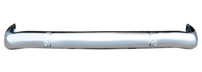 0901-014 Rear Bumper, 55, Chrome "California Style"
