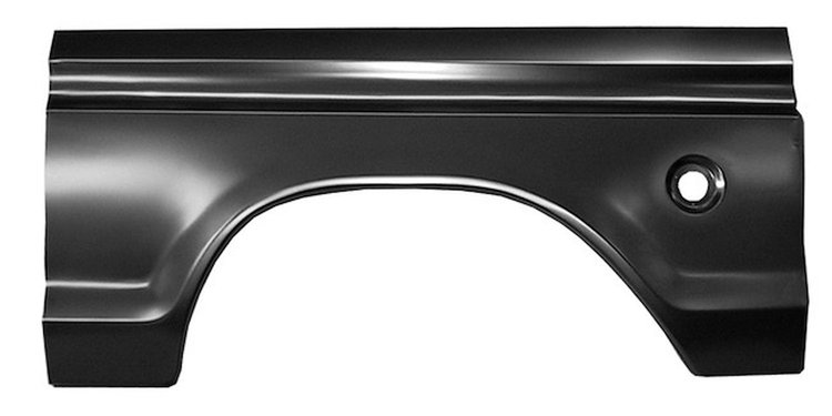 1980-125L Complete Wheel Arch, 73-'76, Driver's Side