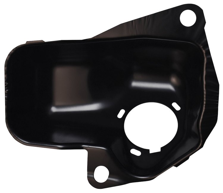 Fuel Filler Housing for 1999-2010 Ford F250, F350, F450 Super Duty Trucks [Black]