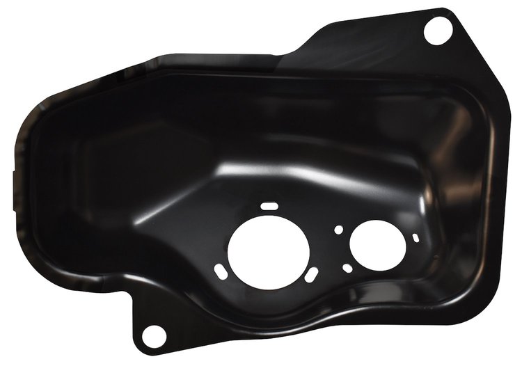 Fuel Filler Housing Fits 2011-2016 Ford F250, F350, F450 Super Duty Trucks [Black]