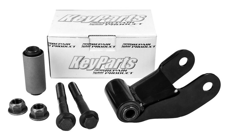 KPR0004 Rear Spring Shackle Kit, 86-'07 Ford/Mazda 2.5"