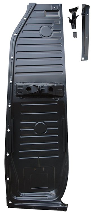 KVW24002L High Quality Complete 1/2 Floor Pan, 73-'79, Driver's Side