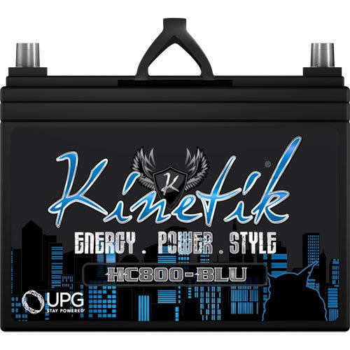 12V HC-BLU Series AGM Battery Max Wattage: 800w