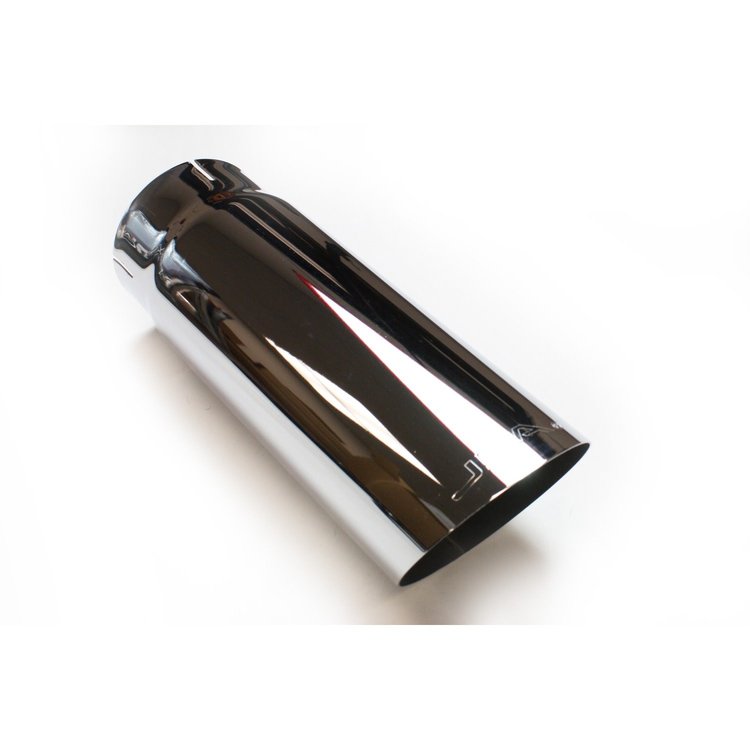 4-in x 4.5-in x 12-in ANGLE CUT CHROME