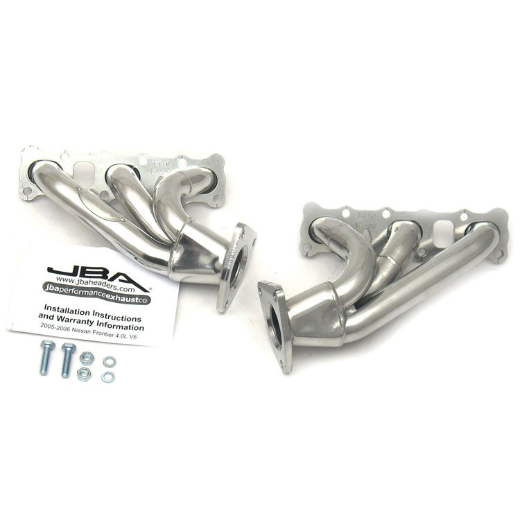 Shorty Headers 2005-2019 Nissan Frontier/Xterra 4.0L [Silver Ceramic]