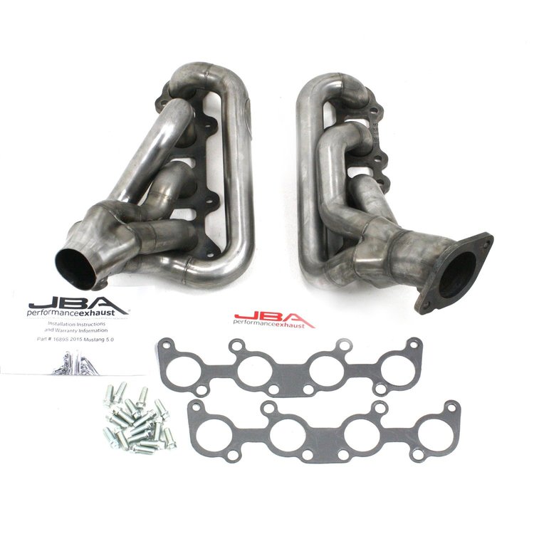 Shorty Headers for 2015-2019 Ford Mustang 5.0L [Bare]