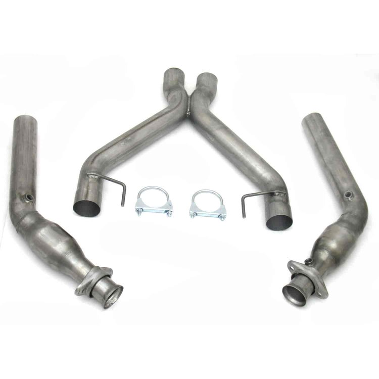 2007-2010 GT500 X-PIPE WITH CATS