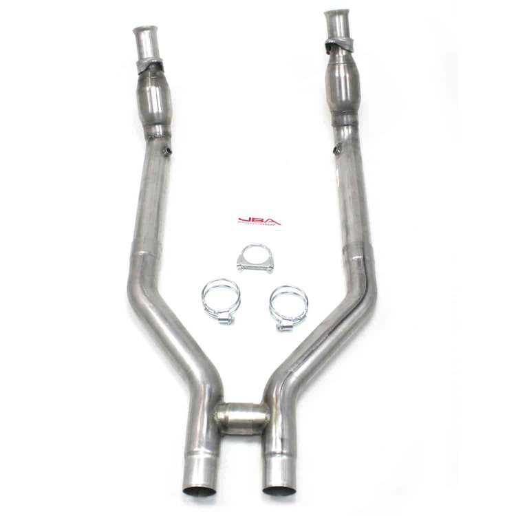 H-Pipe with Catalytic Converters 2011-2014 Mustang GT-500