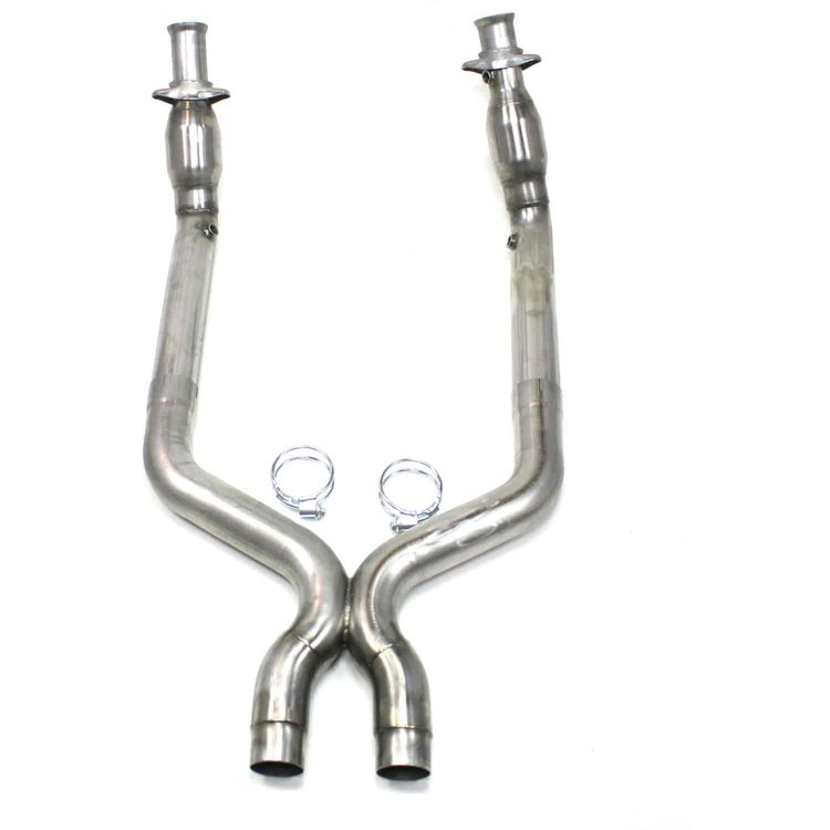 X-Pipe with Catalytic Converters 2011-2014 Mustang GT-500