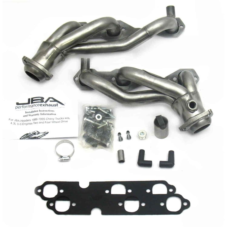 Shorty Headers 1988-1995 C/K Series Pick Up w/ Air Injection