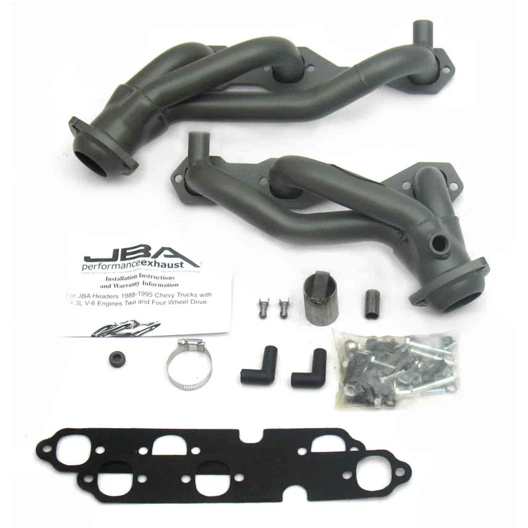 Shorty Headers 1988-1995 C/K Series Pick Up w/ Air Injection