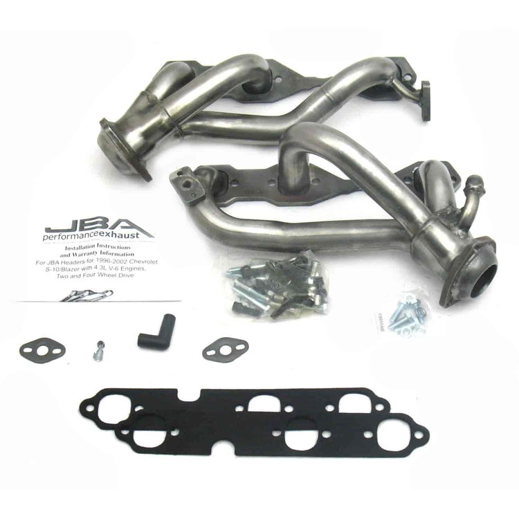 Shorty Headers 1999-2001 S10 4.3L 4wd w/ Air injection
