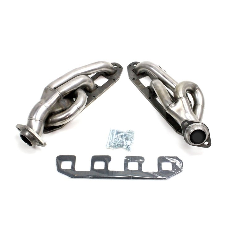 1961S-2 Shorty Headers for 2009-2018 Ram 1500 & 2019-2021 Classic 1500 Trucks w/5.7L Hemi Engine 2WD/4WD [Natural Finish]