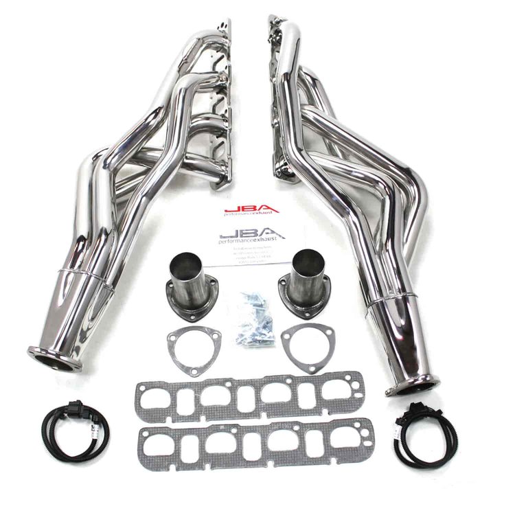 1-7/8" Long Tube Headers 2006-2017 Dodge Ram 1500 2/4 WD w/IFS Suspension 304 Polished Stainless Steel