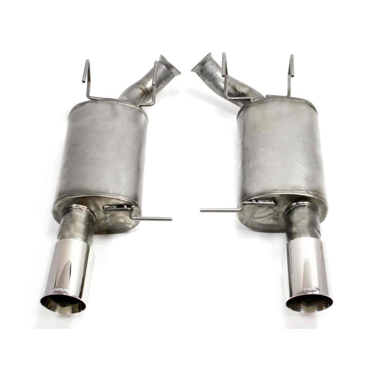 JBA Performance Exhaust 40-2618 3" Stainless Steel Axle Back Exhaust System 2011-14 Mustang 3.7L V6 3" with 4" Tips