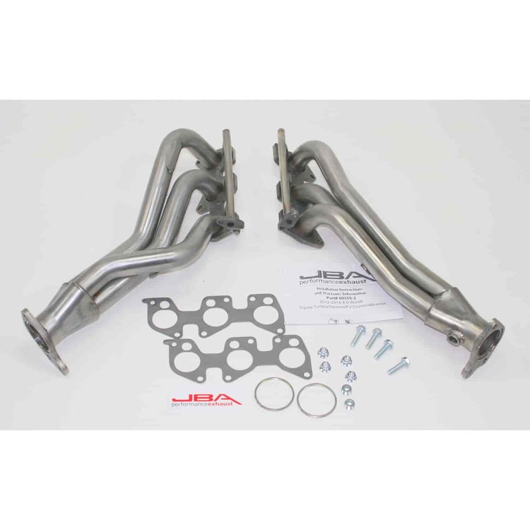 JBA Performance Exhaust 6035S-2 1 5/8" Header Long Tube Stainless Steel Headers 2012-2013 Tacoma 4.0L w/ Air Inj
