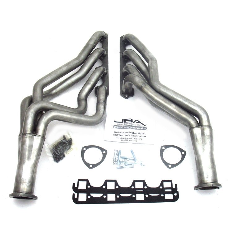 Long Tube Headers 1965-1970 Mustang 289/302 w/ 5spd/T5 Trans