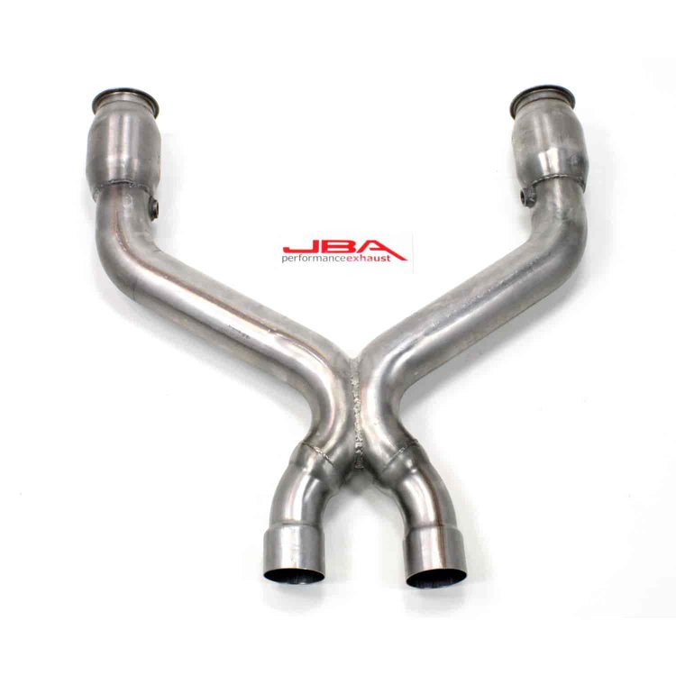 X-Pipe with Catalytic Converters 2011-2014 Mustang 5.0L