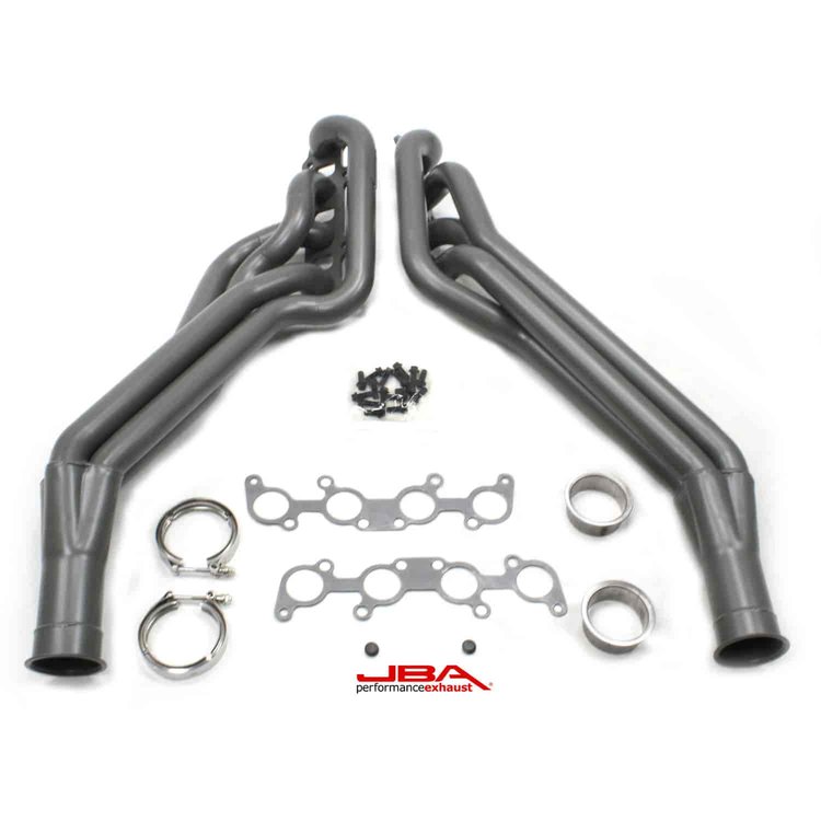 JBA Performance Exhaust 6689SJT Header Long Tube Stainless Steel 15 Mustang 5.0L Titanium Ceramic