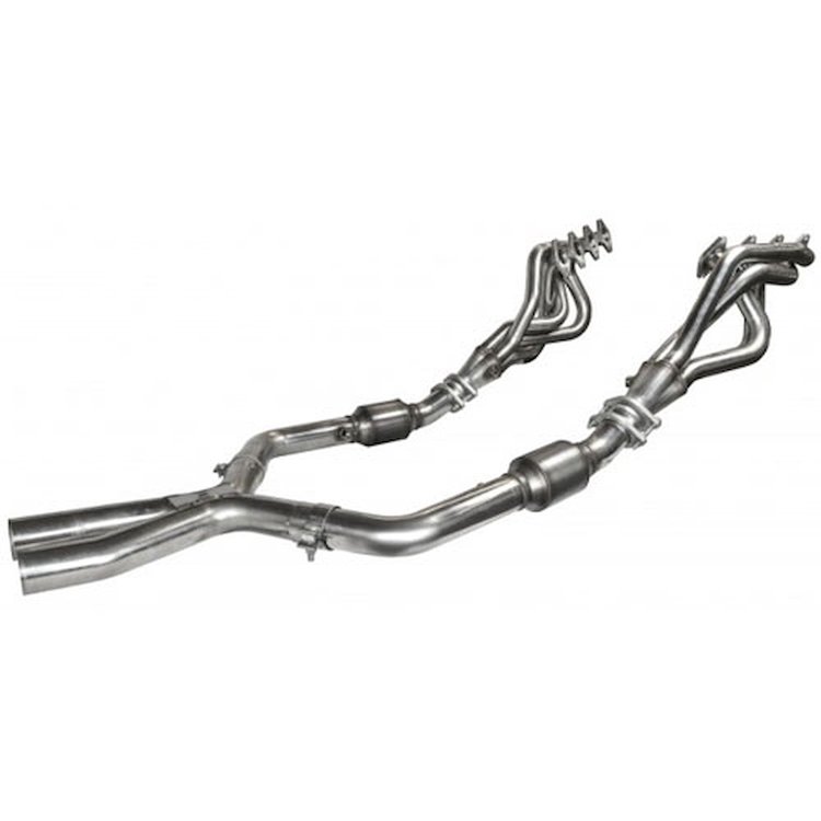 Custom Headers And Catted X-Pipe 2005-10 Ford Mustang GT 4.6L 3V