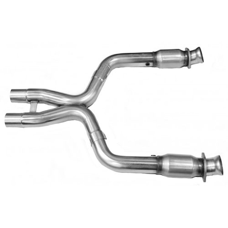 X-Pipe Style Midpipe 2007-14 Mustang Shelby GT500 5.4L/5.8L