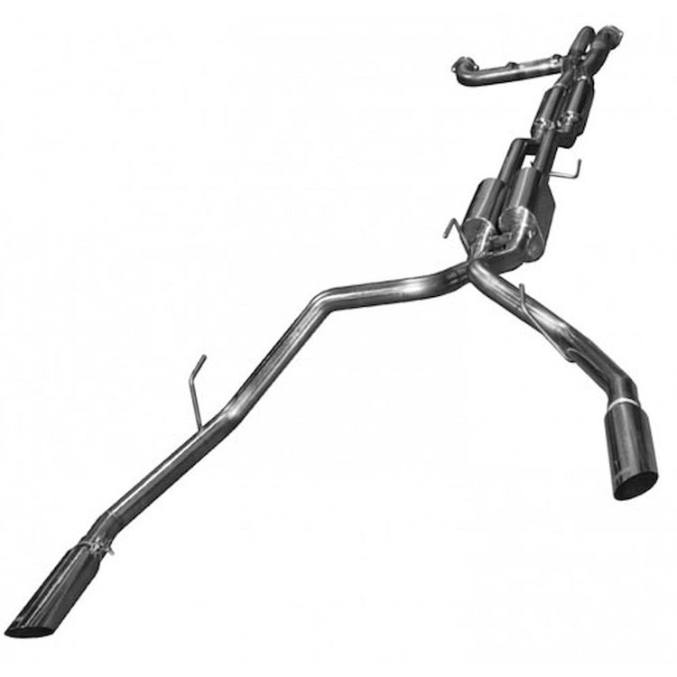 Complete Off Road Exhaust System 2011-14 Ford Raptor SVT 6.2L 4V Extended Cab