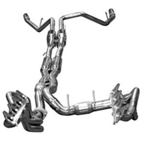 Complete Catted Exhaust System 2011-14 Ford Raptor SVT 6.2L 4V Super Crew Cab