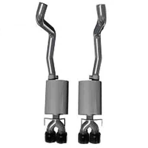 Axle-Back Exhaust System 2005-08 Chevrolet Corvette C6 6.0L/6.2L
