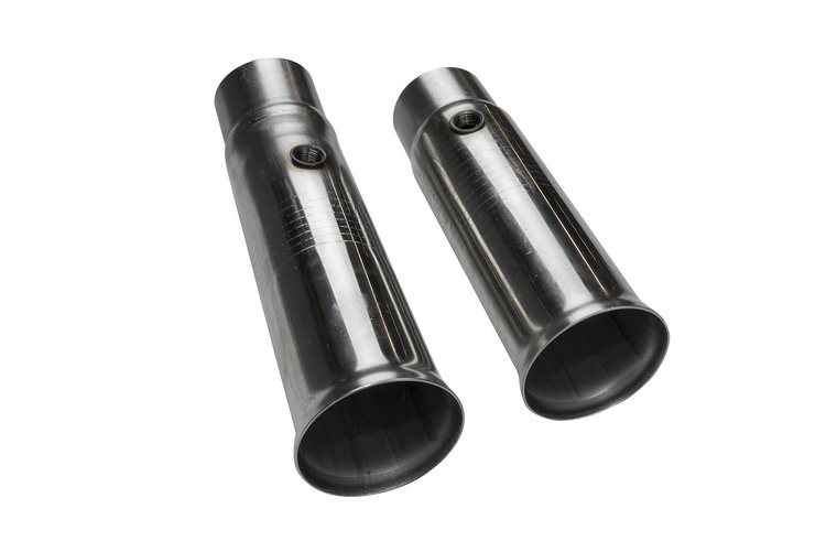 23123100 3" SS Competition Only OEM Connection Pipes. 2016-2019 Cadillac CTS-V.