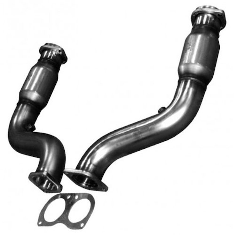 GREEN Catted Connection Pipes 2005-06 Pontiac GTO LS2 6.0L