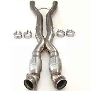 X-Pipe with Green Catalytic Converters 2006-13 Corvette Z06/ZR1/60th Anniversary 6.2L/7.0L