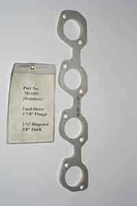 Ford Outer Plate Flange-1 7/8IN.-2 3/4IN.Diagonal-3/8" Ford-Header-Flanges