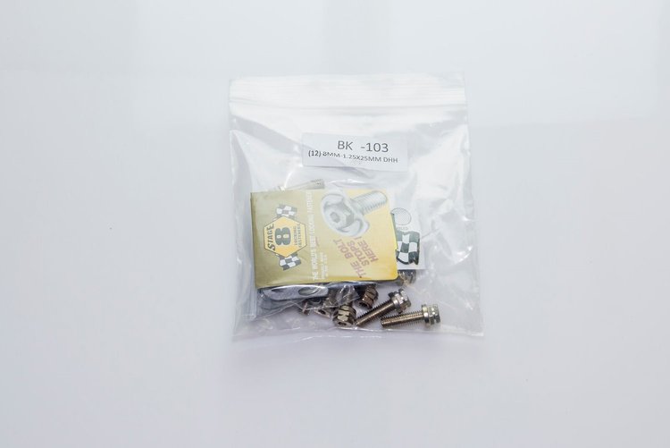 Header Bolts M10-1.25x25