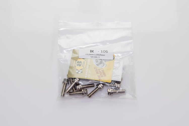 Header Bolts M10-1.25x25