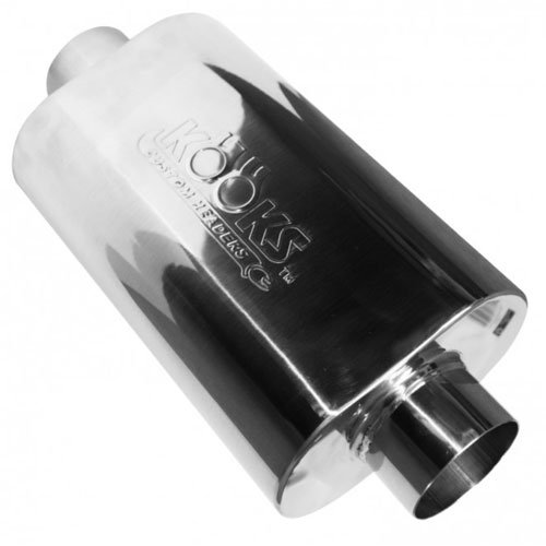 Oval Muffler 3" Center Entrance/Exit