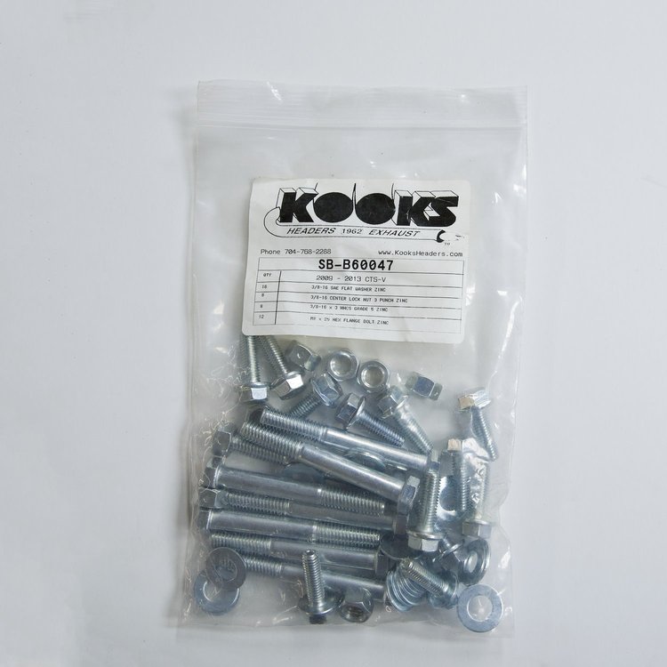 GM 2009 Cadilliac CTS-V Bolt Kit HEADER BOLTS AND KITS