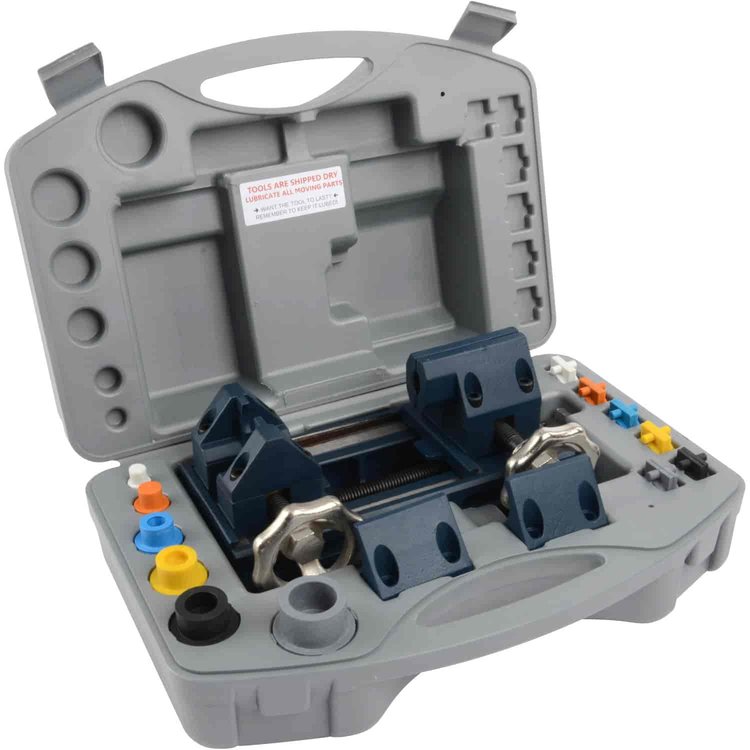 EZ-ON Hose Press Includes: -4 thru -16 Adapters