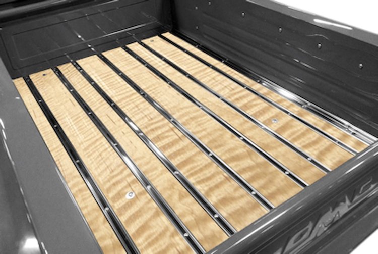 101117010 Bed-in-a-Box Kit for 1930 Chevy Shortbed, Stepside Truck, Curly Maple BedWood [Unfinished]